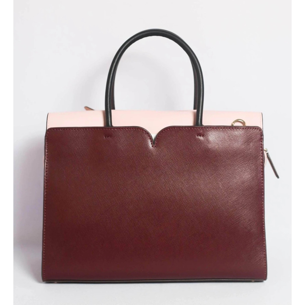 Kate Spade Spencer Cherrywood Red Pink Leather Satchel - Picture 2 of 9